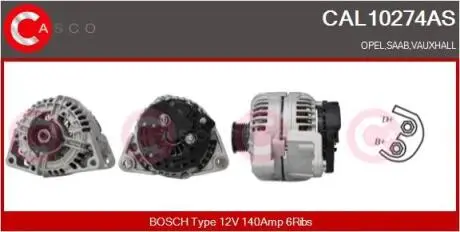 Генератор CASCO CAL10274AS