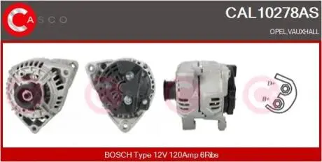 Генератор CASCO CAL10278AS