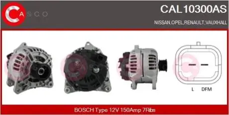 Генератор CASCO CAL10300AS