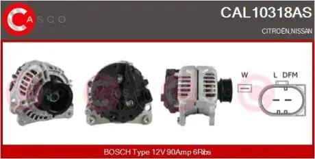 Генератор CASCO CAL10318AS