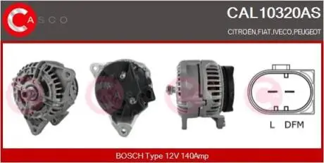 Генератор CASCO CAL10320AS