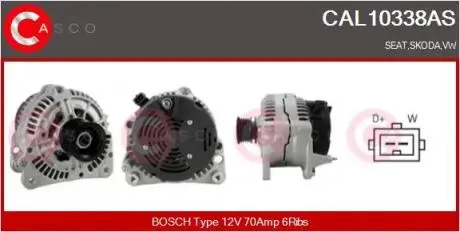 Генератор CASCO CAL10338AS