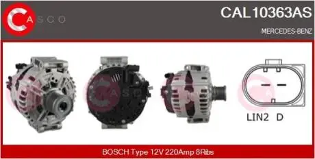 Генератор CASCO CAL10363AS