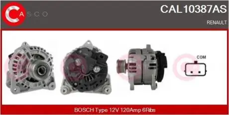 Генератор CASCO CAL10387AS