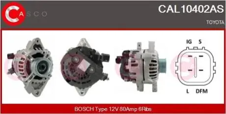 Генератор CASCO CAL10402AS