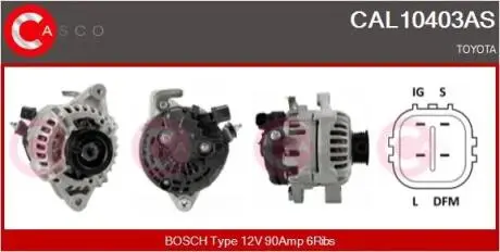 Генератор CASCO CAL10403AS