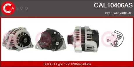 Генератор CASCO CAL10406AS