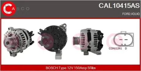 Генератор CASCO CAL10415AS