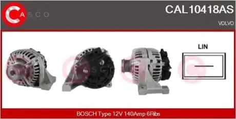 Генератор CASCO CAL10418AS