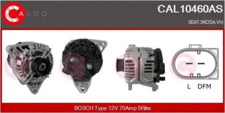 Генератор CASCO CAL10460AS