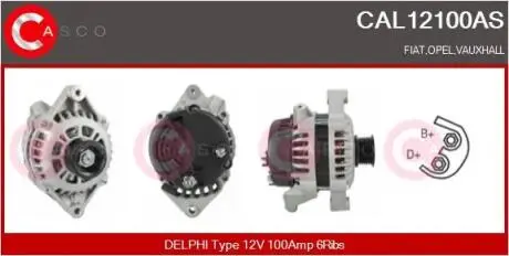 Генератор CASCO CAL12100AS