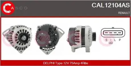 Генератор CASCO CAL12104AS