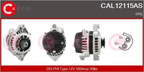 Генератор CASCO CAL12115AS