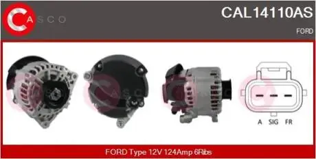Генератор CASCO CAL14110AS