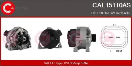 Генератор CASCO CAL15110AS