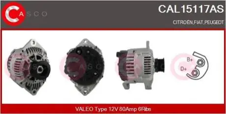 Генератор CASCO CAL15117AS