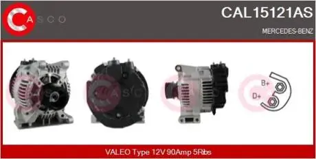 Генератор CASCO CAL15121AS