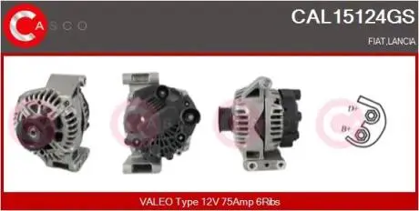 Генератор CASCO CAL15124GS