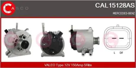 Генератор CASCO CAL15128AS