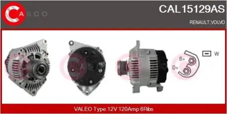 Генератор CASCO CAL15129AS