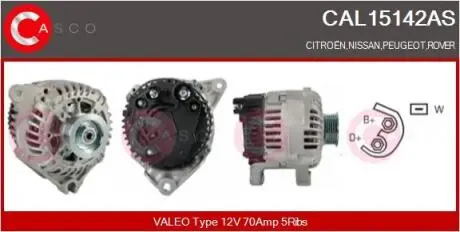 Генератор CASCO CAL15142AS