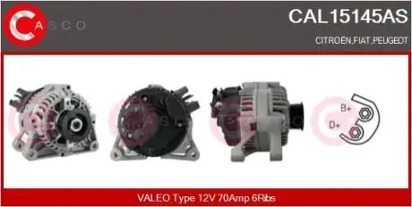 Генератор CASCO CAL15145AS