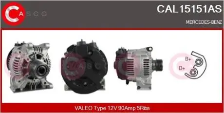 Генератор CASCO CAL15151AS
