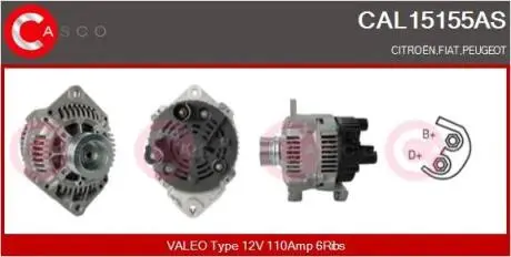 Генератор CASCO CAL15155AS