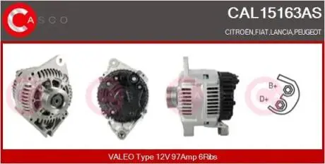 Генератор CASCO CAL15163AS