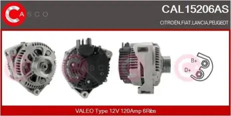 Генератор CASCO CAL15206AS