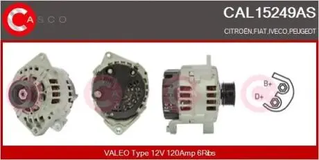Генератор CASCO CAL15249AS