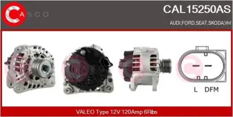 Генератор CASCO CAL15250AS