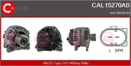 Генератор CASCO CAL15270AS