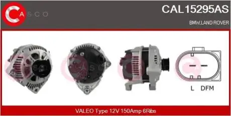 Генератор CASCO CAL15295AS