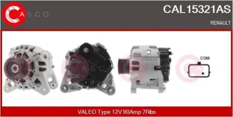 Генератор CASCO CAL15321AS
