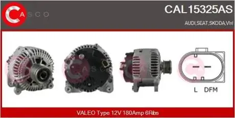 Генератор CASCO CAL15325AS