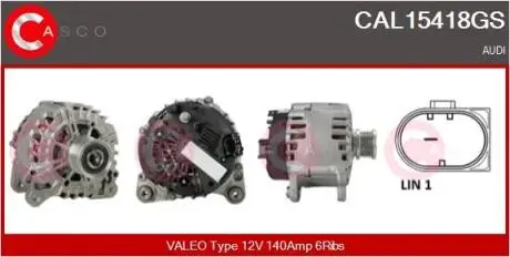 Генератор CASCO CAL15418GS