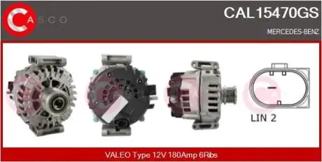 Генератор CASCO CAL15470GS