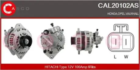 Генератор CASCO CAL20102AS