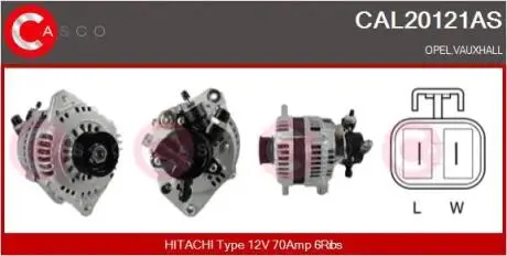 Генератор CASCO CAL20121AS