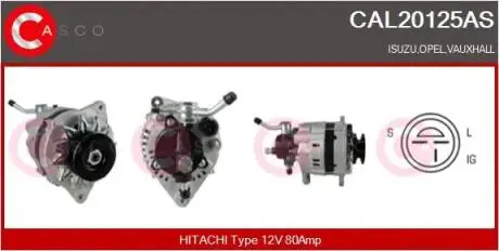 Генератор CASCO CAL20125AS