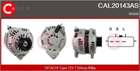 Генератор CASCO CAL20143AS