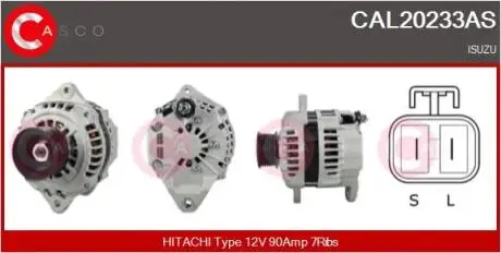 Генератор CASCO CAL20233AS