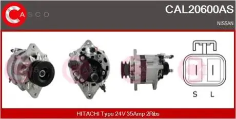 Генератор CASCO CAL20600AS