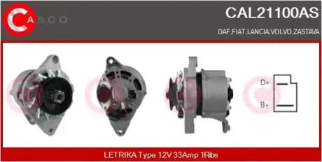 Генератор CASCO CAL21100AS