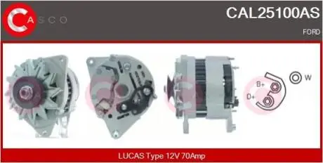 Генератор CASCO CAL25100AS