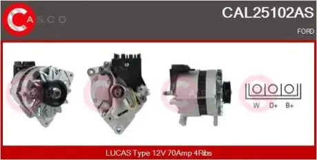 Генератор CASCO CAL25102AS