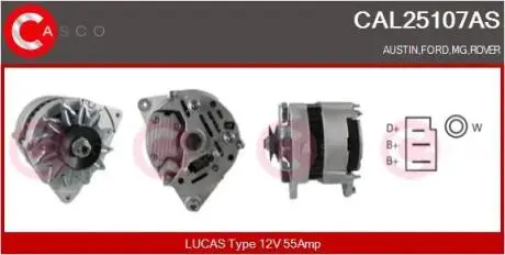 Генератор CASCO CAL25107AS