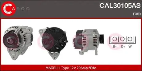 Генератор CASCO CAL30105AS