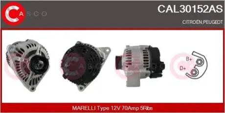 Генератор CASCO CAL30152AS